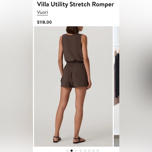 Vuori Utility stretch romper XS - Picture 2 of 2